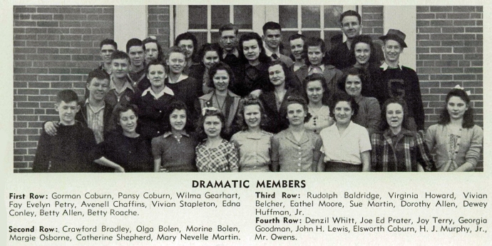 Garrett Dramatics Club, 1942